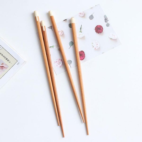 chopsticks 5 pairs japanese style bamboo wood long creative pointed head non-slip tableware for home restaurant
chopsticks 5 pairs japanese style bamboo wood long creative pointed head non-slip tableware for home restaurant