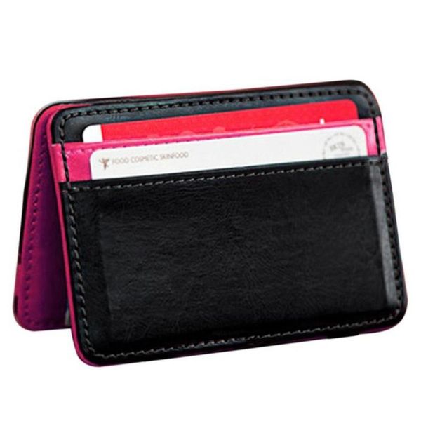 wallets mini card holder wallet neutral magic bifold pu leather purse money hold cash little things female, Red;black
wallets mini card holder wallet neutral magic bifold pu leather purse money hold cash little things female, Red;black