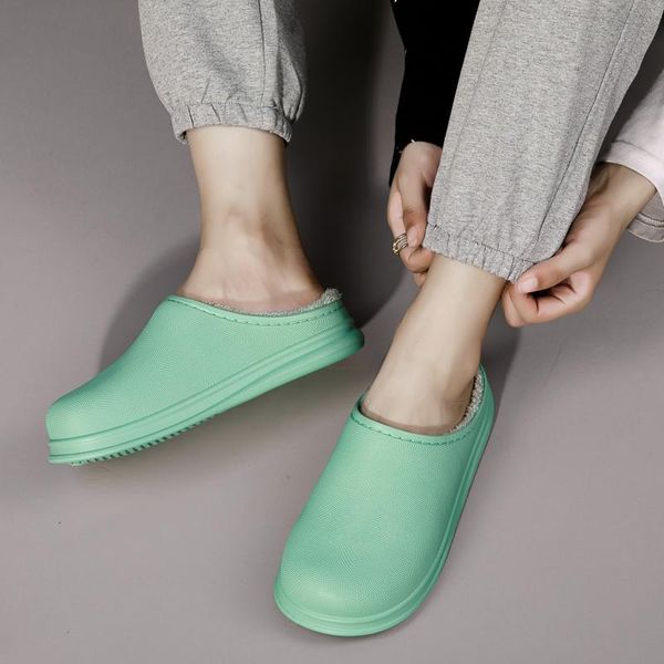waterproof winter cotton slippers green female home household warm women shoes indoor out leather bread with moon, Black
waterproof winter cotton slippers green female home household warm women shoes indoor out leather bread with moon, Black