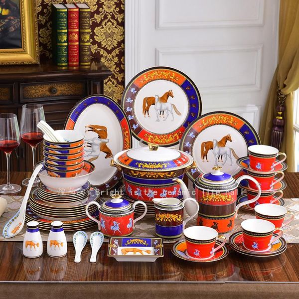 dishes & plates high-end bone china tableware suit plate bowl set ma tu and dish household european style
dishes & plates high-end bone china tableware suit plate bowl set ma tu and dish household european style