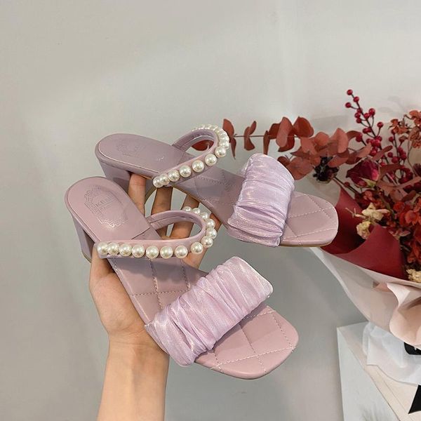 sandals women's 2021 pearl open toe high heels design summer slippers flip flops purple party with bright shoes 39, Black
sandals women's 2021 pearl open toe high heels design summer slippers flip flops purple party with bright shoes 39, Black