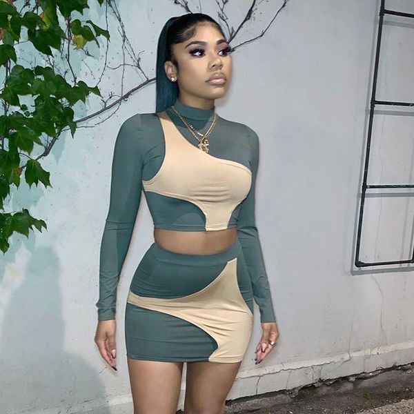 casual dresses hovanch women's fashion street wear contrast color splicing o-neck long sleeve + short skirt matching two-piece set, Black;gray
casual dresses hovanch women's fashion street wear contrast color splicing o-neck long sleeve + short skirt matching two-piece set, Black;gray