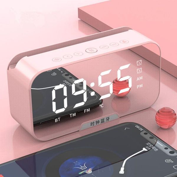 other clocks & accessories bluetooth clock led mirror screen alarm speaker radio small stereo card portable mp3 multi-function
other clocks & accessories bluetooth clock led mirror screen alarm speaker radio small stereo card portable mp3 multi-function