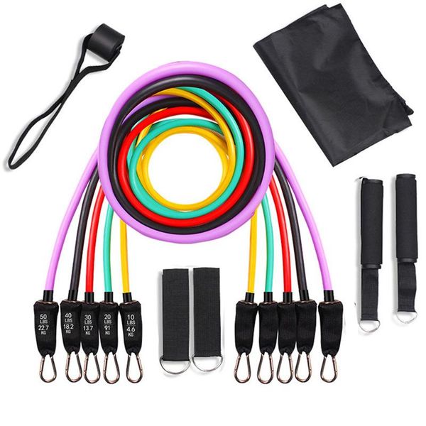 100/150lbs 11pcs resistance bands set elastic exercise pull rope for strength training workout indoor home gym fitness equipment
100/150lbs 11pcs resistance bands set elastic exercise pull rope for strength training workout indoor home gym fitness equipment
