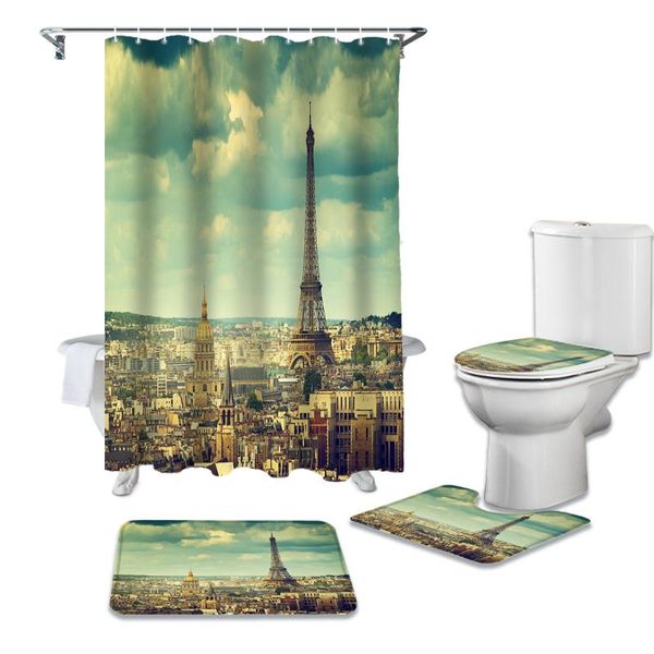 shower curtains france eiffel tower city durable waterproof curtain set bathroom rugs carpet toilet seat cover pad floor mat
shower curtains france eiffel tower city durable waterproof curtain set bathroom rugs carpet toilet seat cover pad floor mat