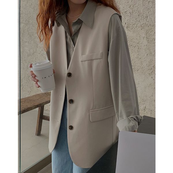 women's suit autumn winter medium long british style with loose sleevels vt and french waistcoat, Black;white
women's suit autumn winter medium long british style with loose sleevels vt and french waistcoat, Black;white