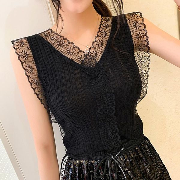 women's tanks & camis careful machine v-neck hollow lace knit vest female korean version of the slim outer wear inner sleeveless shirt, White
women's tanks & camis careful machine v-neck hollow lace knit vest female korean version of the slim outer wear inner sleeveless shirt, White