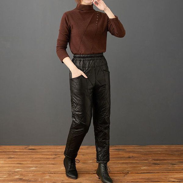 women's pants & capris winter down cotton slim snow harem warm cotton-padded trousers female clothing x872, Black;white
women's pants & capris winter down cotton slim snow harem warm cotton-padded trousers female clothing x872, Black;white