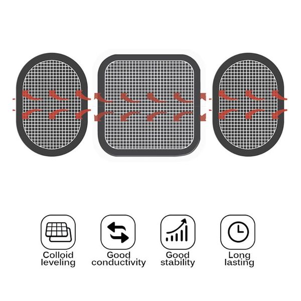 3pcs silicone electrode pad massager slimming electrodes patch body pads for abdominal belts reusable accessories
3pcs silicone electrode pad massager slimming electrodes patch body pads for abdominal belts reusable accessories