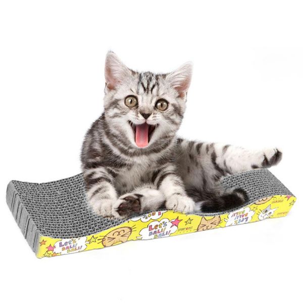 cat toys s-shaped pet comfort scratch scratcher scratching board pad mat catnip bed 45*11*5cm
cat toys s-shaped pet comfort scratch scratcher scratching board pad mat catnip bed 45*11*5cm