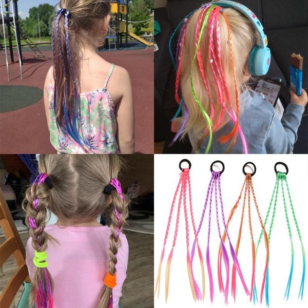 european and american wig braid hair ties for children girls elastic rubber bands hairbands twist accessories, Slivery;white
european and american wig braid hair ties for children girls elastic rubber bands hairbands twist accessories, Slivery;white