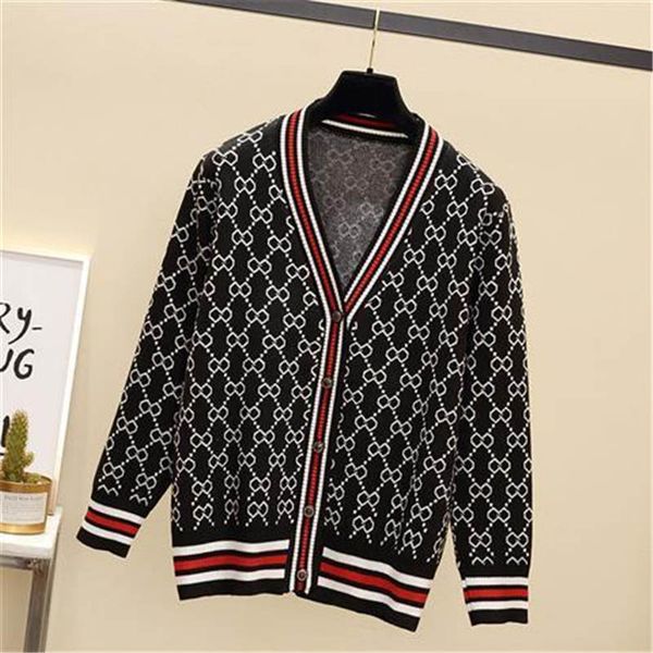 21ss Sweater Cardigan women's casual V-neck Jacket Spring autumn slim fit long sleeves womens knit pull Homme coat clothing, Black;brown
21ss Sweater Cardigan women's casual V-neck Jacket Spring autumn slim fit long sleeves womens knit pull Homme coat clothing, Black;brown