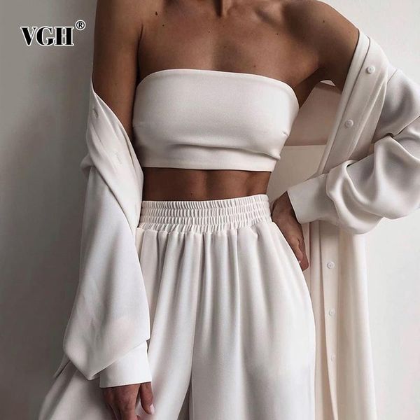 white casual three piece set for women short vest v neck long sleeve coat high waist wide leg pants women's sets 2021 spring two
white casual three piece set for women short vest v neck long sleeve coat high waist wide leg pants women's sets 2021 spring two