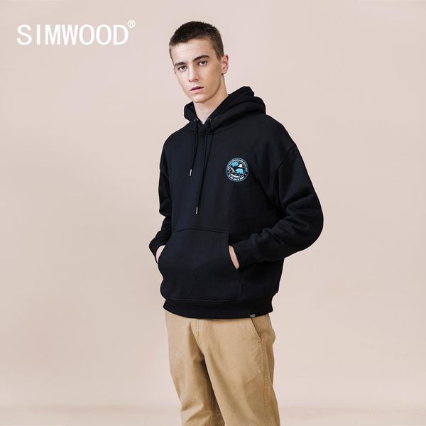 simwood winter warm fleece linner hoodies men print hooded sweatshirts loose plus size pullover sj170643 210506, Black
simwood winter warm fleece linner hoodies men print hooded sweatshirts loose plus size pullover sj170643 210506, Black
