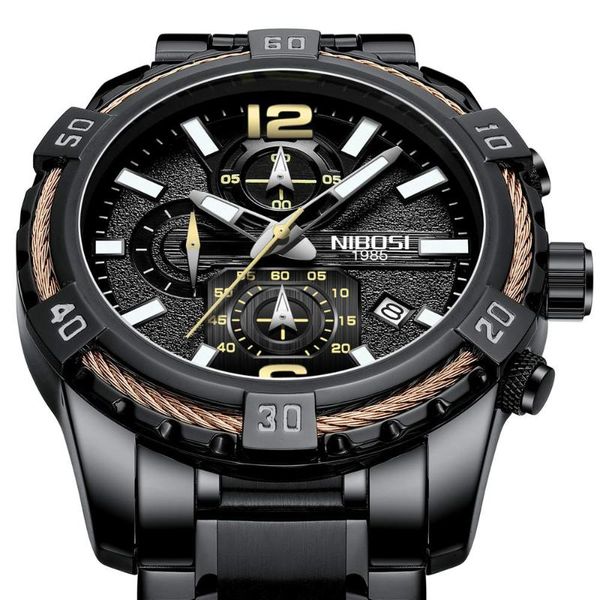 wristwatches nibosi 2021 fashion mens watches with stainless steel sports quartz watch men relogio masculino, Slivery;brown
wristwatches nibosi 2021 fashion mens watches with stainless steel sports quartz watch men relogio masculino, Slivery;brown