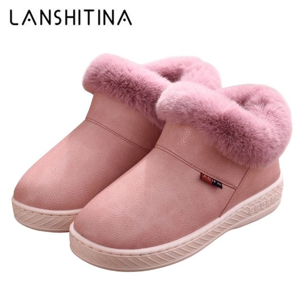 snow boots winter warm fur ankle couple thick soled cotton shoes woman flats waterproof slip on botas mujer zapatos 211022, Black
snow boots winter warm fur ankle couple thick soled cotton shoes woman flats waterproof slip on botas mujer zapatos 211022, Black