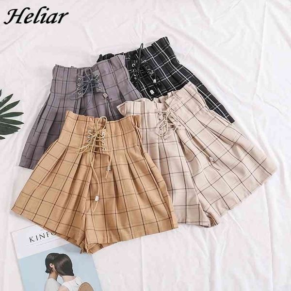 heliar women shorts plaid drawstring shorts with ribbons elastic waist wide leg high waist shorts for women autumn 210408, White;black
heliar women shorts plaid drawstring shorts with ribbons elastic waist wide leg high waist shorts for women autumn 210408, White;black