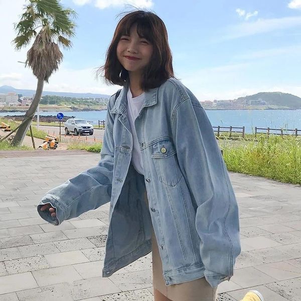 women's jackets women basic denim casual streetwear classic loose large size 2xl harajuku outwear simple jacket korean chic fashion, Black;brown
women's jackets women basic denim casual streetwear classic loose large size 2xl harajuku outwear simple jacket korean chic fashion, Black;brown