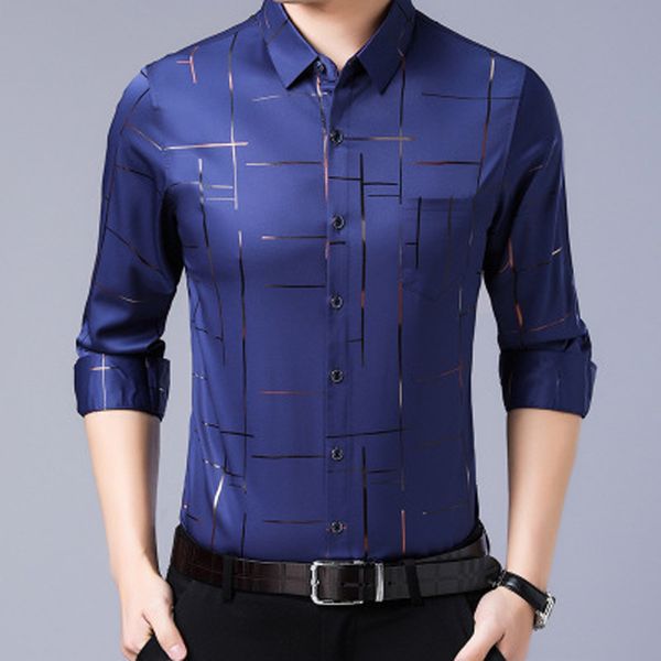 ice men's silk shirt long sleeve advanced sense business high end light sensitive slippery material 2020 spring and summer thin, White;black
ice men's silk shirt long sleeve advanced sense business high end light sensitive slippery material 2020 spring and summer thin, White;black