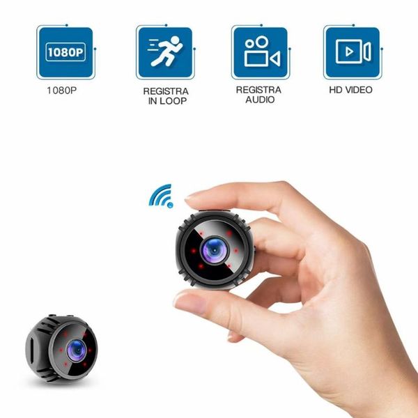 mini camera hd 1080p sensor night vision camcorder motion micro wireless wifi security remote control surveillance 140° ip cameras
mini camera hd 1080p sensor night vision camcorder motion micro wireless wifi security remote control surveillance 140° ip cameras