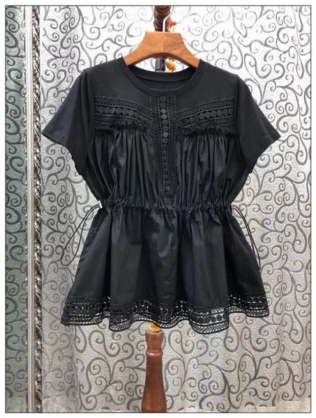 t shirt summer fashion & tees t-shirt women color block patchwork drawstring waist short sleeve grey blue tshirts, White
t shirt summer fashion & tees t-shirt women color block patchwork drawstring waist short sleeve grey blue tshirts, White