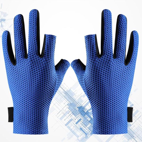 pair outdoor fishing sports 2 cut finger non-slip breathable hand cover sun-proof workout for cycling riding (bl gloves, Black
pair outdoor fishing sports 2 cut finger non-slip breathable hand cover sun-proof workout for cycling riding (bl gloves, Black