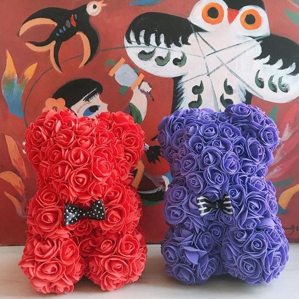 decorative flowers & wreaths handmade 25cm teddy bear with artificial pe box flower valentine's day for girlfriend woman wife gift rose 
decorative flowers & wreaths handmade 25cm teddy bear with artificial pe box flower valentine's day for girlfriend woman wife gift rose