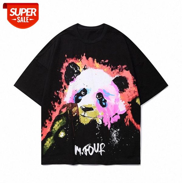 american high street simple print t-shirt loose fun panda letter graffiti short-sleeved tee male #uv5y, White;black
american high street simple print t-shirt loose fun panda letter graffiti short-sleeved tee male #uv5y, White;black