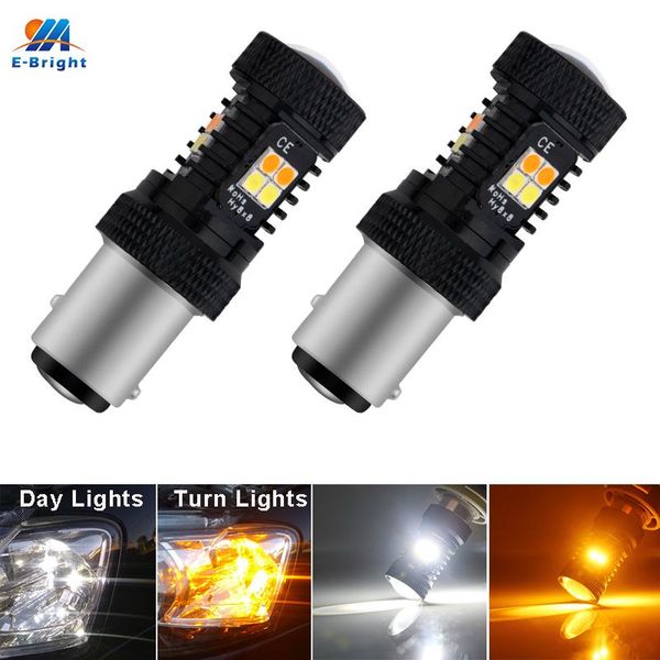 emergency lights 1157 7528 1154 2057 led switchback bulbs p21/5w 2357 dual color white/amber daytime running turn signal non-polarity 2pcs
emergency lights 1157 7528 1154 2057 led switchback bulbs p21/5w 2357 dual color white/amber daytime running turn signal non-polarity 2pcs