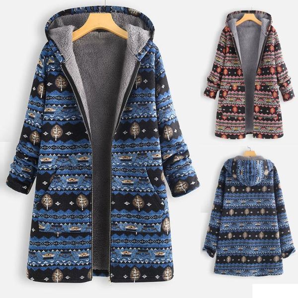 women's jackets women plus size winter warm vintage floral print asymmetrical hooded outwear coat, Black;brown
women's jackets women plus size winter warm vintage floral print asymmetrical hooded outwear coat, Black;brown