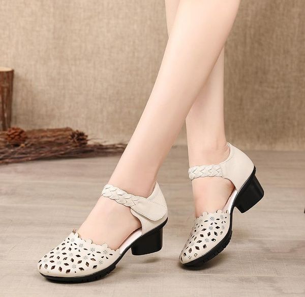 sandals fashion genuine leather women summer shoes 5cm high heels retro 2021 hollow out buckles, Black
sandals fashion genuine leather women summer shoes 5cm high heels retro 2021 hollow out buckles, Black