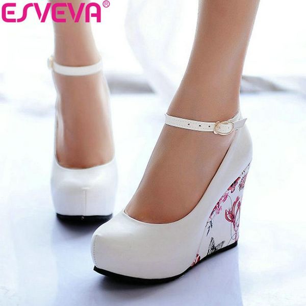 dress shoes esveva 2021 women fashion pumps round toe square high heels size 34-41 shallow buckle strap, Black 
dress shoes esveva 2021 women fashion pumps round toe square high heels size 34-41 shallow buckle strap, Black