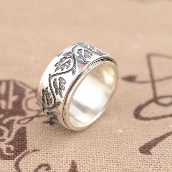 cluster rings wholesale jewelry line s925 silver yintai archaize style couple printed rotating ring, Golden;silver
cluster rings wholesale jewelry line s925 silver yintai archaize style couple printed rotating ring, Golden;silver