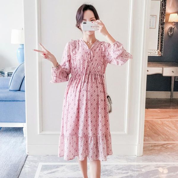 loose spring and summer maternity dresses floral skirt pregnancy dress clothes for pregnant women, White
loose spring and summer maternity dresses floral skirt pregnancy dress clothes for pregnant women, White