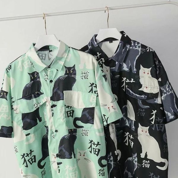men's casual shirts summer mens hawaiian shirt 3d animal black cat printed short lapel sleeve big size hawaii men beach floral, White;black
men's casual shirts summer mens hawaiian shirt 3d animal black cat printed short lapel sleeve big size hawaii men beach floral, White;black