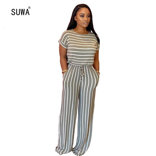 women's jumpsuits & rompers summer new striped print v-neck casual for women night shinny short sleeve lady young jumpsuit da, Black;white
women's jumpsuits & rompers summer new striped print v-neck casual for women night shinny short sleeve lady young jumpsuit da, Black;white