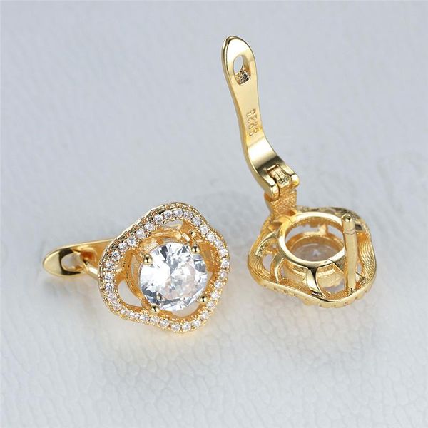 hoop & huggie vintage hollow flower earrings dainty gold color wedding white zircon round stone small for women jewelry, Golden;silver
hoop & huggie vintage hollow flower earrings dainty gold color wedding white zircon round stone small for women jewelry, Golden;silver