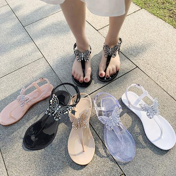 sandals women's slippers color diamond jelly shoes fashion ladies summer pvc flat sandal casual transparent clip toe beach female, Black
sandals women's slippers color diamond jelly shoes fashion ladies summer pvc flat sandal casual transparent clip toe beach female, Black