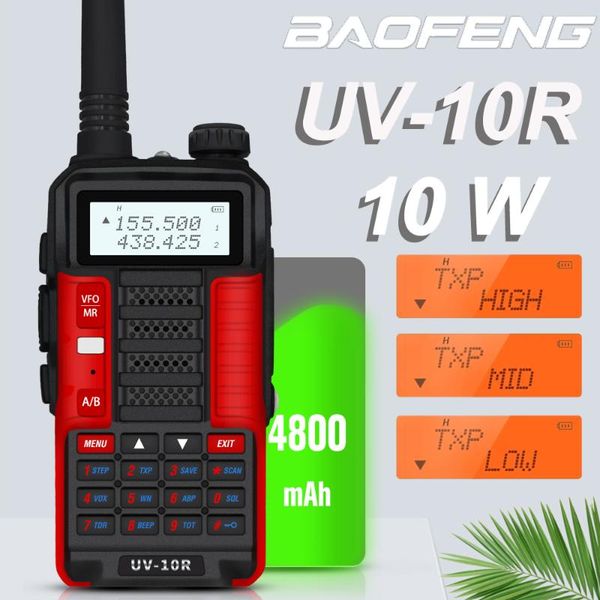 upgraded professional walkie talkie baofeng uv-10r high power 10w uhf vhf two way ham radio usb dual band hf transceiver
upgraded professional walkie talkie baofeng uv-10r high power 10w uhf vhf two way ham radio usb dual band hf transceiver