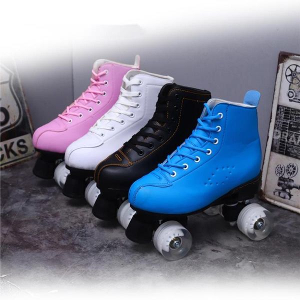 inline & roller skates artificial leather double line women men two skate shoes patines with white pu 4 wheels patins
inline & roller skates artificial leather double line women men two skate shoes patines with white pu 4 wheels patins