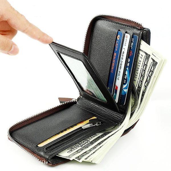 fashion men wallets small wallet money purse coin bag zipper short male card holder slim pocket clutch, Red;black
fashion men wallets small wallet money purse coin bag zipper short male card holder slim pocket clutch, Red;black