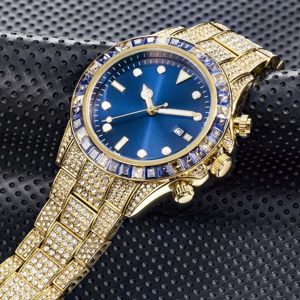 wristwatches luxury cz diamond green disc sun pattern luminous quartz watch anti-hip hop male calendar wrist for men's gift relogio, Slivery;brown
wristwatches luxury cz diamond green disc sun pattern luminous quartz watch anti-hip hop male calendar wrist for men's gift relogio, Slivery;brown