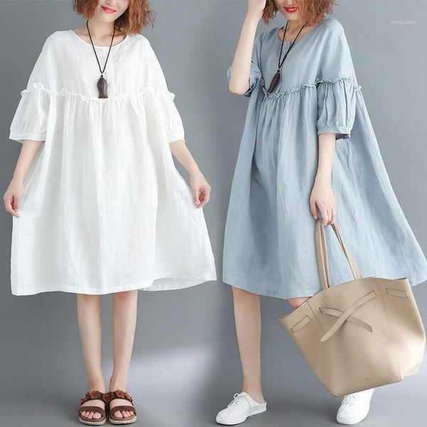 casual dresses large size women's summer dress with foreign style covering belly and showing thin tibetan meat high waist baby loose ag, Black;gray
casual dresses large size women's summer dress with foreign style covering belly and showing thin tibetan meat high waist baby loose ag, Black;gray