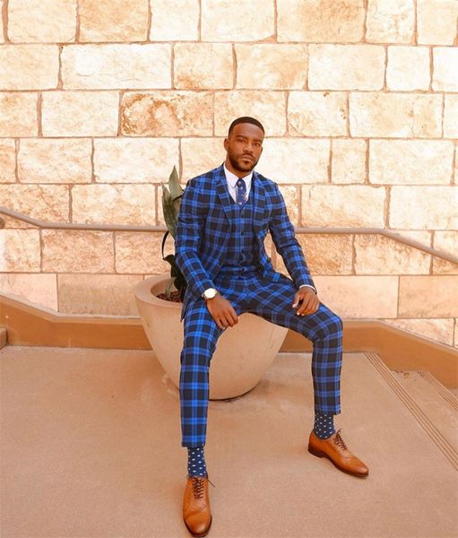 3 pieces plaid men suits street fashion wedding tuxedos blue and black customize cotton formal business coat+pant+vest, Black;gray
3 pieces plaid men suits street fashion wedding tuxedos blue and black customize cotton formal business coat+pant+vest, Black;gray