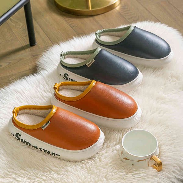 2021 new autumn cotton slippers indoor warm home shoes solid-color waterproof soft thick sole furry women men slides eva, Black
2021 new autumn cotton slippers indoor warm home shoes solid-color waterproof soft thick sole furry women men slides eva, Black