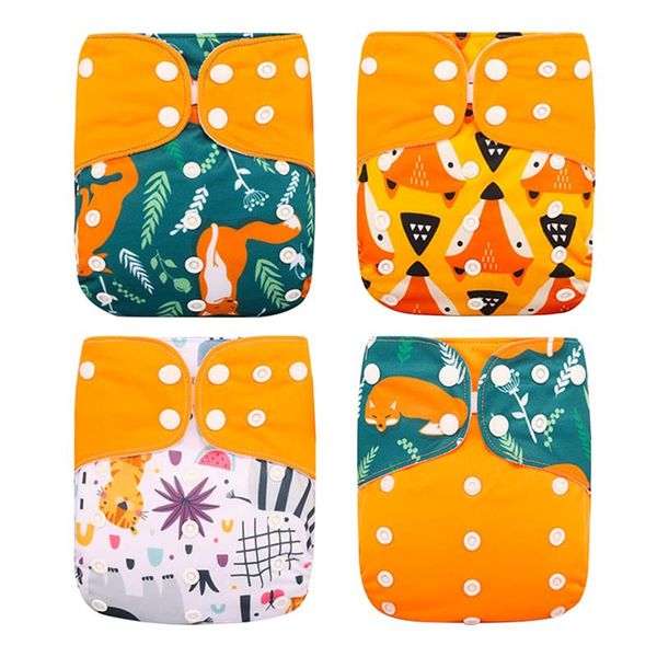 cloth diapers 4pcs/set printed toddler adjustable for baby breathable waterproof diaper pocket boy girl soft reusable no insert
cloth diapers 4pcs/set printed toddler adjustable for baby breathable waterproof diaper pocket boy girl soft reusable no insert