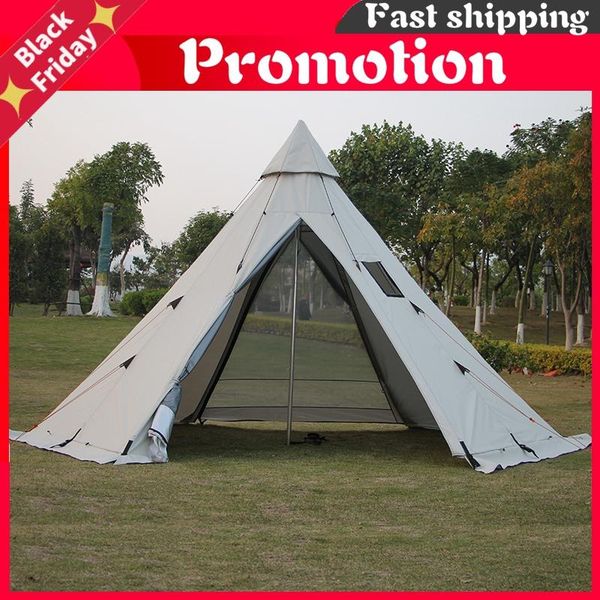 tents and shelters pyramid tent shelter anti-rainstorm outdoor camping yurt with chimney hole 400*350*240cm only include outside shel
tents and shelters pyramid tent shelter anti-rainstorm outdoor camping yurt with chimney hole 400*350*240cm only include outside shel