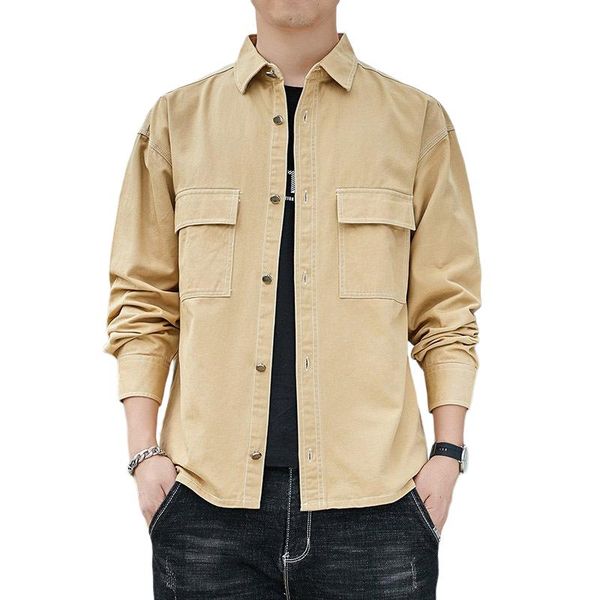 men's casual shirts 2021 fashion spring autumn cotton workwear long sleeve shirt youth business winter slim jacket, White;black
men's casual shirts 2021 fashion spring autumn cotton workwear long sleeve shirt youth business winter slim jacket, White;black