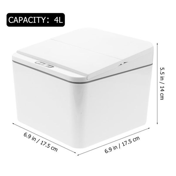 1pc car mounted trash can intelligent sensor storage box snack container other interior accessories
1pc car mounted trash can intelligent sensor storage box snack container other interior accessories
