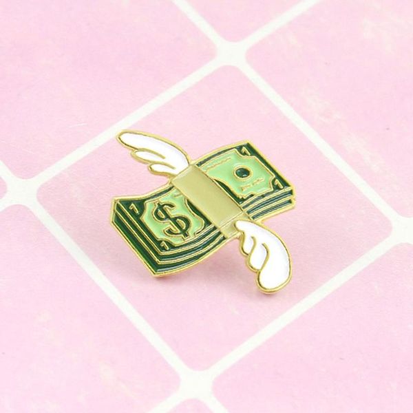 pins, brooches cartoon mini banknotes enamel pins green dollar angel symbol brooch men's and women's knitted backpack badge access, Gray
pins, brooches cartoon mini banknotes enamel pins green dollar angel symbol brooch men's and women's knitted backpack badge access, Gray